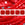 Grossist i 2-hulls perler CzechMates fliser ugjennomsiktig rød 6 mm (50)